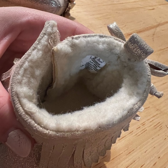 Rising Star Champagne Baby Boots - Picture 4 of 6